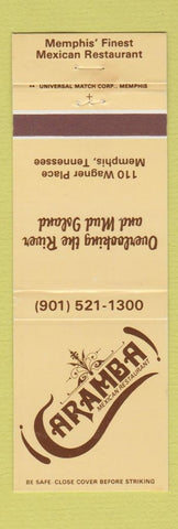Matchbook Cover - Caramba Mexican Restaurant Memphis TN