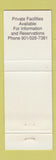 Matchbook Cover - The Pier Steak Seafood Memphis TN
