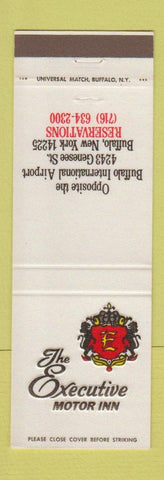 Matchbook Cover - Executive Motor Inn Buffalo NY