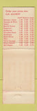 Matchbook Cover - Lil Dino's Pizza Costa Mesa CA