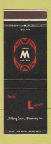Matchbook Cover - Hotel Leopold Bellingham WA