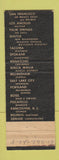Matchbook Cover - Hotel Leopold Bellingham WA