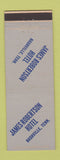 Matchbook Cover - James Robertson Hotel Nashville TN