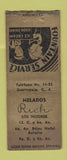 Matchbook Cover - Helados Rich Astoria Guatemala WORN BOBTAIL