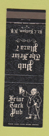 Matchbook Cover - Friar Tuck Pub Latham NY