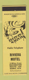Matchbook Cover - Riviera Motel Gonic NH