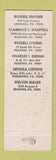 Matchbook Cover RMS Convention 1969 Las Vegas NV pinup match collectors Stardust