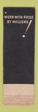 Matchbook Cover - Freeman Men's Shoes ZV Pate MISCUT SAMPLE