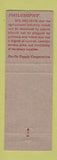 Matchbook Cover - Pacific Cooperatives Agriculture