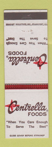 Matchbook Cover - Centrella Foods