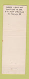 Matchbook Cover - Rainbow Lake Lodge Portland OR