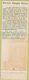 Matchbook Cover - Bangor House ME WEAR