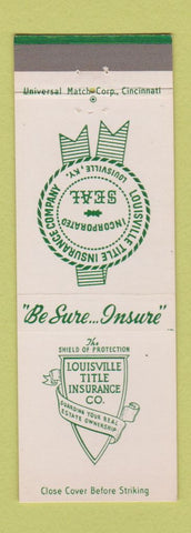 Matchbook Cover - Louisville Title Insurance KY