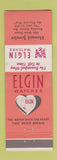 Matchbook Cover - Elgin Watches Hoard Jewelry Bowling Green KY