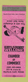 Matchbook Cover - Chamber of Commerce Hanford CA
