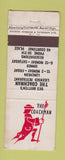 Matchbook Cover - The Coachman Restaurant Wellington New Zealand WORN