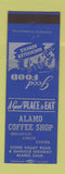 Matchbook Cover - Alamo Coffee Shop Alamo CA
