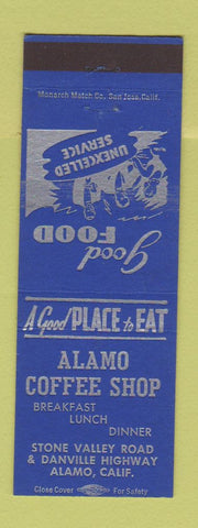 Matchbook Cover - Alamo Coffee Shop Alamo CA