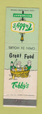 Matchbook Cover - Tubby's Restaurant Brookings Myrtle Point Portland OR