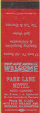Matchbook Cover - Park Lane Motel Spokane WA