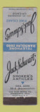 Matchbook Cover - Jack Schwartz Tobacco Cigars Chicago IL WEAR