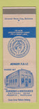 Matchbook Cover - Farmers and Mechanics Bank Frederick MD