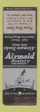 Matchbook Cover - Airmaid Hosiery Pinson Drug Store Lubbock TX girlie WEAR