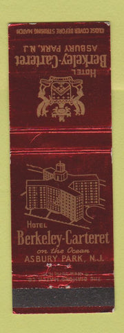 Matchbook Cover - Hotel Berkeley Carteret Asbury Park NJ WEAR