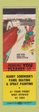 Matchbook Cover - Harry Sorensen's Panel Beating Painting West Ipswich Australia