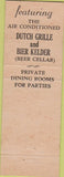 Matchbook Cover - Ward Friend Hotel Holland MI
