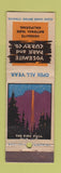 Matchbook Cover - Yosemite National Park Curry CA WEAR