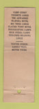 Matchbook Cover - Yosemite National Park Curry CA WEAR