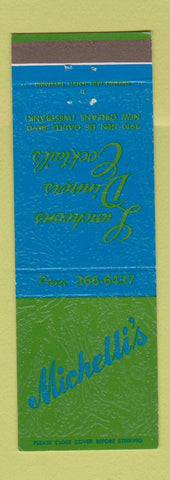 Matchbook Cover - Michelli's Restaurant New Orleans LA