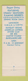 Matchbook Cover - Michelli's Restaurant New Orleans LA