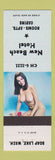 Matchbook Cover - New Beach Hotel Soap Lake WA pinup
