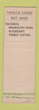 Matchbook Cover - Tapoco Lodge NC WEAR