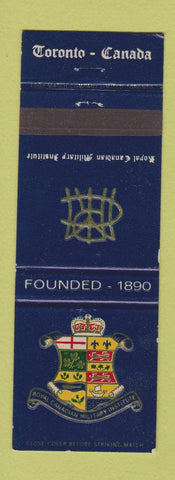 Matchbook Cover - Royal Canadian Military Institute Toronto ON
