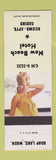 Matchbook Cover - New Beach Hotel Soap Lake WA pinup
