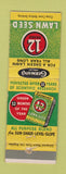 Matchbook Cover - Germain's Lawn Seed WEAR