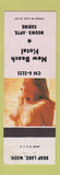 Matchbook Cover - New Beach Hotel Soap Lake WA pinup