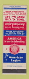 Matchbook Cover - American Legion Thos Cyr Post Madawaska ME