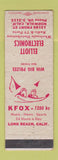 Matchbook Cover - Elliott Electronics Norwalk CA KFOX Radio Long Beach