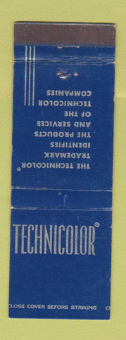 Matchbook Cover - Technicolor Movies film