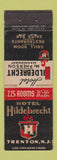 Matchbook Cover - Hotel Hildebrecht Trenton NJ