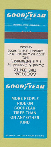 Matchbook Cover - Goodyear Tires Torrance CA