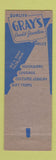 Matchbook Cover - Gray's Jewelers Tulsa OK