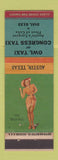 Matchbook Cover - Owl Taxi Congress Taxi Austin TX pinup