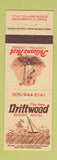 Matchbook Cover - Driftwood Resort Motel Miami Beach FL
