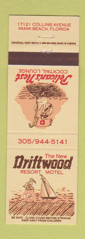 Matchbook Cover - Driftwood Resort Motel Miami Beach FL
