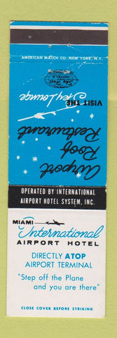 Matchbook Cover - International Airport Hotel Miami FL WEAR